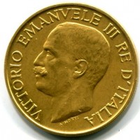 Vittorio Emanuele III (1900-1943): 100 lire 1923 "Fascione" (Gigante#7)
