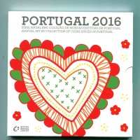 Portogallo 2016: serie euro, in confezione originale zecca