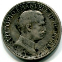 Vittorio Emanuele III (1900-1943): 2 lire 1917 "Quadriga Briosa" (Gigante#104)
