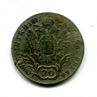 Austria, Francesco II (I) (1792-1835): 20 kreuzer 1815-A (KM#2142)
