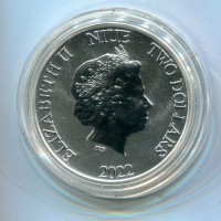 Niue, Elisabetta II (1952-2022): 2 dollari 2022 "Aquaman" -oncia-
