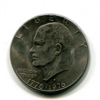 USA: 1 dollaro 1976-D "Eisenhower/Bicentenario"