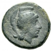 Apulia, Arpi (215-212 a.C.): bronzo (Historia Nummorum Italy#650; SngCOP#612), grammi 3.70, mm 15