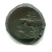 Sardo-Puniche (216 a.C.): AES (Piras#186), gr. 5,08