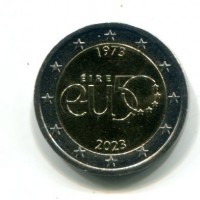 Irlanda 2023: 2 euro commemorativi "50° Adesione Unione Europea"
