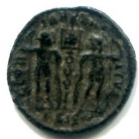 Costanzo II (337-361 d.C.): follis "GLORIA EXERCITVS " zecca di Siscia (RIC,VIII#102), gr.2,48
