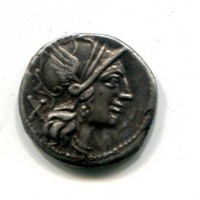 Plutia, C.Plutius (121 a.C.): denario (Crawford#278/1)