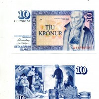 Islanda: 10 kronur 29/03/1961 (Pick#48a)
