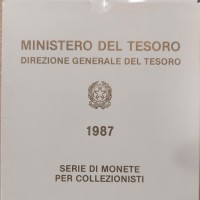 Repubblica Italiana: serie annuale PROOF 1987