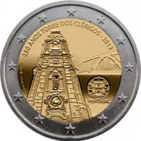 Portogallo 2013: 2 euro commemorativo "Torre dos clerigos"