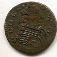 Francia, Montéliard, Leopold Eberhard (1699-1723), liard 1716 (Boudeu#1303)