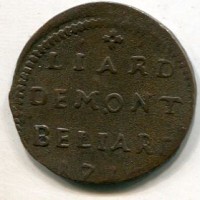 Francia, Montéliard, Leopold Eberhard (1699-1723), liard 1716 (Boudeu#1303)