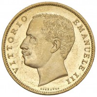 Vittorio Emanuele III (1900-1943): 20 lire 1905 "Aquila sabauda" (Gigante#27)