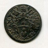 Roma, Clemente XI (1700-1721): mezzo grosso (Muntoni#164), gr.0,63