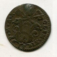 Ferrara, Clemente XI (1700-1721): grossetto 1709 (Muntoni#242), gr.1,22 da montatura