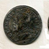 Roma, Clemente X (1670-1676): mezzo grosso (Muntoni#50), gr.0,66