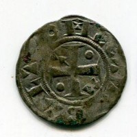 Francia, Champagne, Thibaud II (1125-1152): denaro provisino (Boudeau#1759)