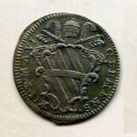 Roma, Clemente XII (1730-1740): grosso 1736 (Muntoni#124),  patina, gr.1,28