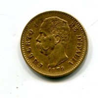 Umberto I (1878-1900): 20 lire 1879 (Gigante#1)
