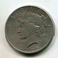 USA: 1 dollaro 1925 "Peace"