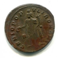 Massimiano Ercole (286-310 d.C.): follis "GENIO POPVLI ROMANI " zecca non leggibile, gr. 8,82
