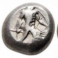 Pamphylia, Aspendos (465-430): statere (manca sui cataloghi, cf CNG e-auction,429, 167), grammi 10-83