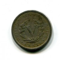 USA: 5 cent. 1887 "Liberty"