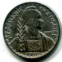 Indocina francese: 20 cent. 1941 (KM#20)
