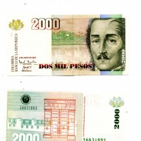 Colombia: 2000 pesos 02/06/2003 (Pick#451p)
