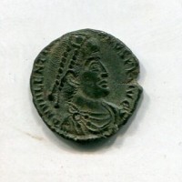 Valentiniano I (364-375 d.C.): Aes III "SECVRITAS REIPVBLICAE" zecca di Siscia 2,36g (RIC,IX#15a)