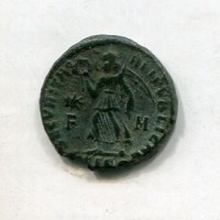 Valentiniano I (364-375 d.C.): Aes III "SECVRITAS REIPVBLICAE" zecca di Siscia 2,36g (RIC,IX#15a)