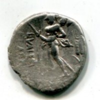 Valeria, L. Valerius Flaccus (108-107 a.C.): denario (Crawford#306/1)