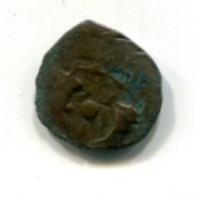 Judaea, John Hyrcanus I (134-104 a.C.): prutah (Hendin#1135)