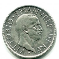 Vittorio Emanuele III (1900-1943): 20 lire 1927-VI "Littore" (Gigante#36)
