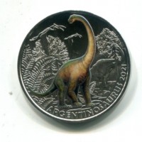 Austria 2021: 3 euro "Argentinosaurus"
