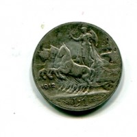 Vittorio Emanuele III (1900-1943): 1 lira 1912 "Quadriga Veloce" (Gigante#135)