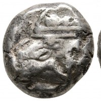 Lycia, Phaselis (500-440 a.C.:): statere (SngCop#120-1), grammi 11.08. Test-cut