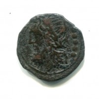 Apulia, Venusia (268-217 d.C.): quincunx (HN Italy#720)
