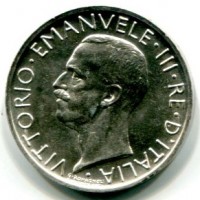 Vittorio Emanuele III (1900-1943): 5 lire 1930 "Aquilino" (Gigante#77)
