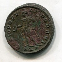 Diocleziano (284-305 d.C.): follis "GENIO POPVLI ROMANI" zecca di Aquileia 10,21g (RIC,VI#23a)