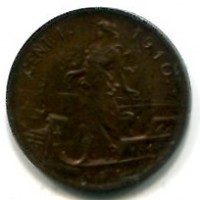 Vittorio Emanuele III (1900-1943): 1 cent. 1910 (Gigante#314)
