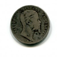 Vittorio Emanuele II, Re Eletto (1859-1861): 2 lire 1860-FI (Gigante#7)