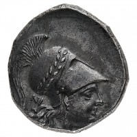 Lucania, Heraclea (280-172 a.C.): statere (SngCop#1113), grammi 7.67. Ottima qualità e metallo lucente