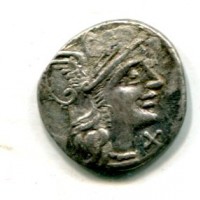 Minucia, C. Minucius Augurinus (135 a.C.): denario (Syd #463)