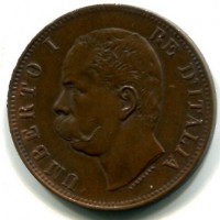 Umberto I (1878-1900): 10 cent. 1893-Roma (Gigante#47)
