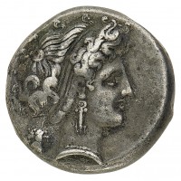 Campania, Neapolis (400-360 a.C.): didracma (Sng Ans#439), grammi 7.57