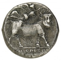 Campania, Neapolis (400-360 a.C.): didracma (Sng Ans#439), grammi 7.57