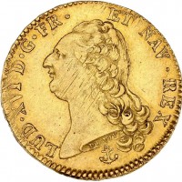 Francia, Luigi XVI (1774-1793): doppio luigi 1787-H (Gadoury#363; Duplessy#1706; Friedberg#474),  grammi 15.2, 27 mm