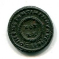 Costantino I (306-337 d.C.): follis "DN CONSTANTINI MAX AVG" zecca di Tessalonica 2,95g (RIC VII#123)