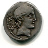 Vibia, C. Vibius C. F. Pansa (90 a.C.): denario (Crawford#342/3b), gr.4,11